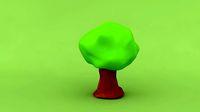 Plasticine Tree