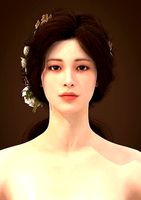 Long hair 011-FV2 for Yuna-FV2 3D model from 3DClo Software