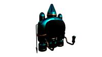 Jetpack D10 Blue Bronze - SciFi Character Design