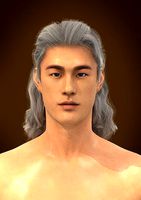Men hair 025-MV2 for Jinho-MV2 3D model from Clo3D Software