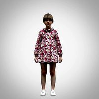 Girls floral woven dress