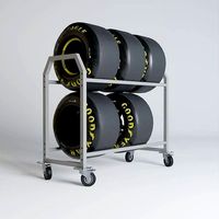 2 Floors wheel tyre trolley