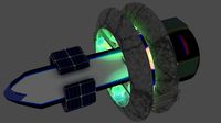 The concept of the spaceship of the future