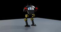 Low Poly Coloured Mecha