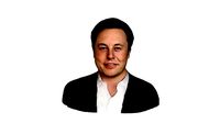 Elon Musk Photo-Realistic-Head-Bust-For 3D Print or Metaverse