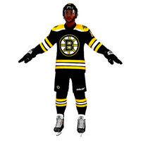 Hockey Player Boston Bruins