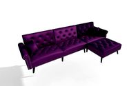 Velvet sofa