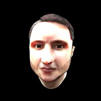 Zelenskyy face 3d model