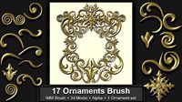 Ornaments Brushes with IMM Brushes and Ornament Set Vol 1