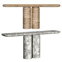 CUPOLA CARVED CONSOLE TABLE