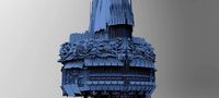 Ocean Cyberpunk tower 1
