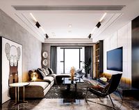 Living Room Interior Modern style 084