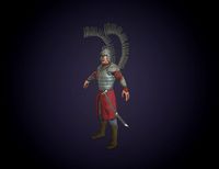 Winged hussar 3D Model