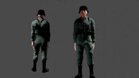 Wehrmacht Soldier - RIGGED ANIMATED