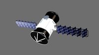Lowpoly satellite