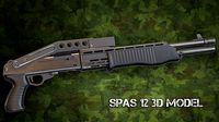 SPAS 12 Shotgun Low Poly