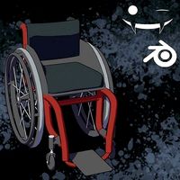 Stylized Manual Wheelchair