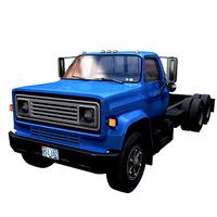 80s industrial frame truck