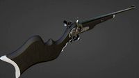 1730 German Percussion Target Rifle