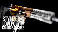 Stylized Low Poly CMMG Banshee 10mm