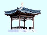 Traditional Chinese Square Pavilion v2
