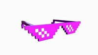 Deal With It Sunglass CGI 03 Pink - Character Design