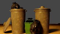 rubbish bin