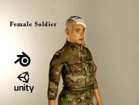 Female soldier