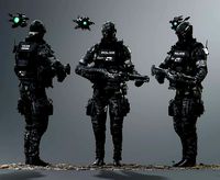 Sci Fi Police Soldier