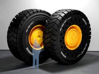 4690R57 High poly tire 3D model