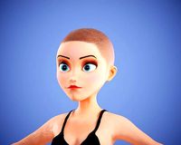 cartoon girl
