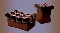 Soft ottoman two types