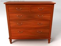 Drawer Chest 3D Model