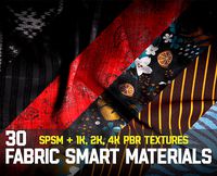 30 High Detailed Fabric Smart Materials - Vol 0