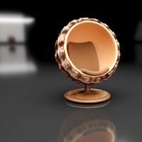 Round Chair Modeling in Blender