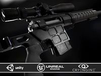DVL-10 M2 URBANA and March Tactical 3-24x42 FFP