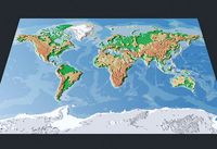 Topography of the earth