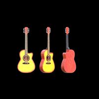 Guitar 3D Model