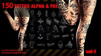 150 4K TATTOO ALPHA AND PATERNS - VOL 1