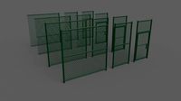 PBR Chain Link Fence For Court C