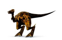 Low Poly Cartoon Creature Dino Tava