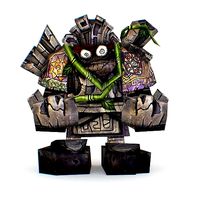 Low Poly Cartoon Creature Golem