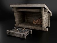 Wind protection forest shelter