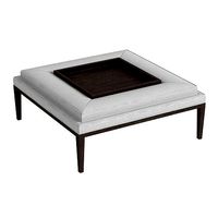 Wesley Hall Living Room Baylor Ottoman   INTERIORS HOME