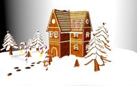 Gingerbread Village V2  two-storey house