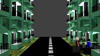 3D City Model low-poly 3D mode