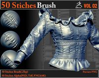 50 Stiches Brush-Alpha VOL02