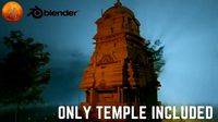 Ancient Temple created using blender