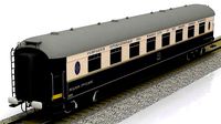 3D Passenger Train Car