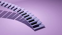 Piano Stairs obj fbx blend 3d model